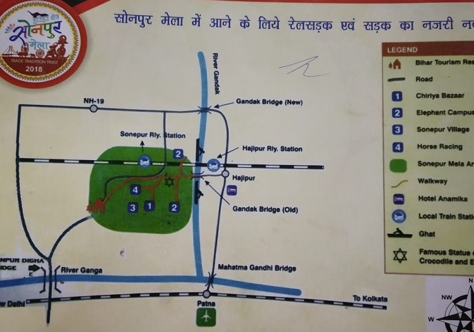Sonepur-Mela Map