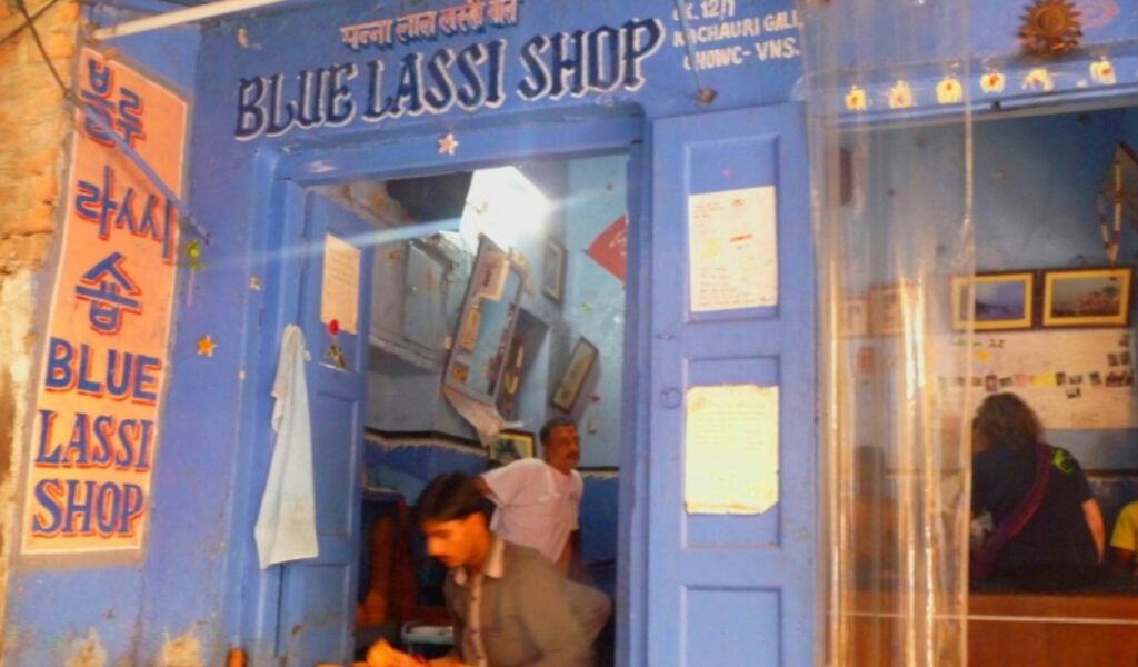 Blue-Lassi-Shop-, , places of visit in varanasi